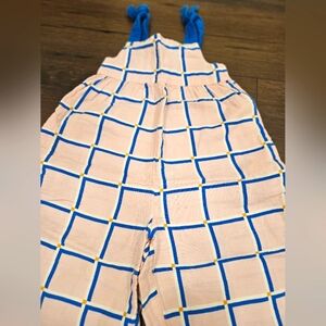 Toddler Girl Wide Leg Plaid Print Jumper - 3T